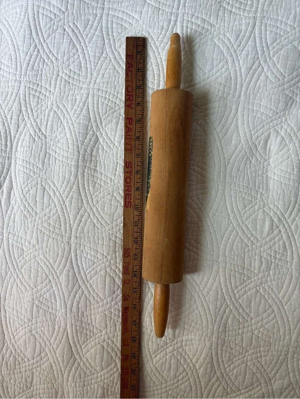 ECKO Wooden Rolling Pin Vintage